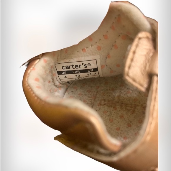 Carter's Every Step Stage 2 Stand Rose Gold Size 4c - Picture 3 of 3